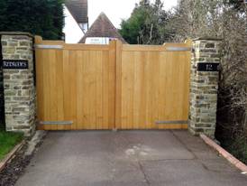 Purpose Made Joinery External Entrance Gates